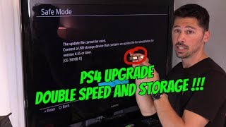 HOW TO UPGRADE PS4 HDD TO SDD PROPERLY [upl. by Neelear]