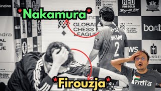 The most shocking blunder of Alirezas chess career  Firouzja vs Nakamura  Global Chess League [upl. by Sion428]