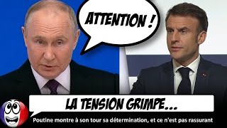 Poutine RÉPOND à Macron et cest BRUTAL [upl. by Ademordna]