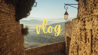 no music Provence Gordes Roussillon Menerbes FontainedeVaucluse  silent travel vlog [upl. by Brass]