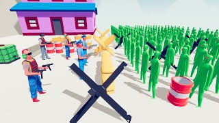 Zombie 100 Units vs Army Soldier  Totally Accurate Battle Simulator TABS [upl. by Nataniel]