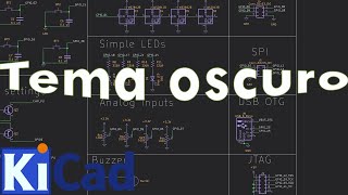 Kicad Tema oscuro Dark mode theme [upl. by Lanevuj]