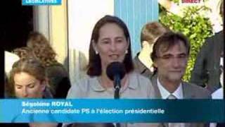 2ème tour elections legislatives  Discours Segolene Royal [upl. by Ittocs]