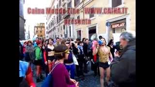 SLUTWALK la marcia delle puttane Roma 6 aprile 2013 [upl. by Ymereg]