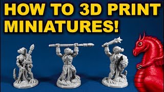 How to 3D print miniatures on a FDM printer [upl. by Jacobson]