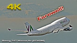 Farewell Boeing 747 Wamos Air ECKSM Scrapped [upl. by Adnahsed198]