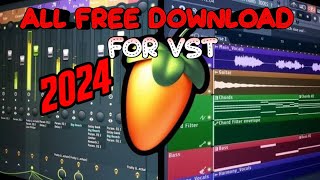 Fl Studio Pc Free Project  Fl studio Mobile Free Project  All VST Plugin Free Download 2024 [upl. by Asseret]