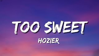 Hozier  Too Sweet Lyrics [upl. by Neerbas898]