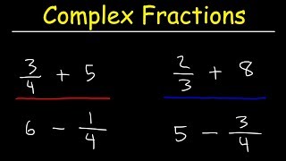 How To Simplify Complex Fractions [upl. by Kendyl]