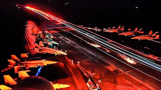 US Navys Genius Method for Aircraft Carrier Landings at Night [upl. by Aihsemat]