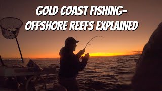 Gold Coasts offshore REEFS explainedGold Coast fishing [upl. by Nilla]