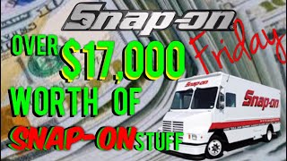 HUGE Snap On Tool Haul Over 17000 Worth In One Stop [upl. by Sweet]