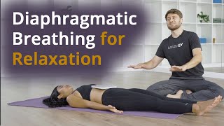 Diaphragmatic Breathing for Relaxation beginners [upl. by Boorman]