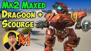 War Robots Mk2 Dragoon amp Scourge Inquisitor 600m AllRounder Gameplay WR [upl. by Idnim881]