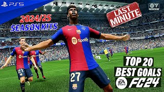 TOP 20 Last Minute Goals amp Celebrations  FC 25 Mod  PS5™ 4K60 [upl. by Lala620]