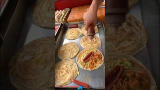 paratha with sausages recipe crispy paratha roll recipe shortfeed deliciousfood by Best Food for [upl. by Skilken]