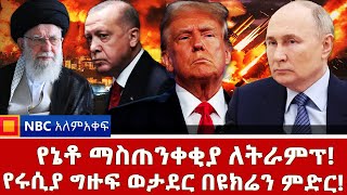 የኔቶ ጥብቅ ማስጠንቀቂያ ለትራምፕ የሶሪያ አስከፊ ውጥንቅጥ የኢራን አለመተማመን በቱርክ ላይ NBC አለምአቀፍNBCETHIOPIA [upl. by Assenaj802]