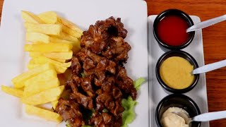 COMO HACER MOLLEJITAS DE POLLO A LA PARRILLA [upl. by Anitnoc]