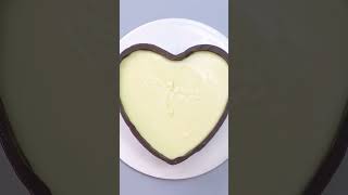 Satisfying heart chocolate cake shorts [upl. by Brunn]