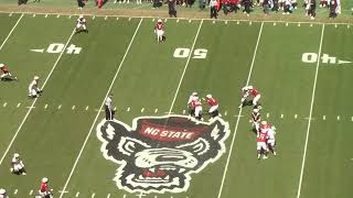 NC State wide receivers Noah Rogers Wesley Grimes highlights [upl. by Inalak146]