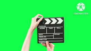 Clapboard green screen [upl. by Akeinahs]