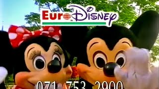 1993 Euro Disney Promo Spot 2  quotDisneyland has come to Europequot  Disneyland Paris [upl. by Huberman]