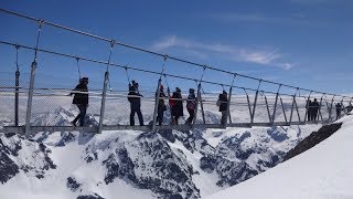 Mount Titlis Switzerland the Rotair cable car the Ice Flyer and being Elsa from Frozen [upl. by Chui893]