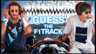 Yuki and Daniel play GUESS THE F1 TRACK [upl. by Nojed]