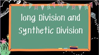 Polynomial Long Division vs Synthetic Division Which Method to UseKhan Academy [upl. by Todd]