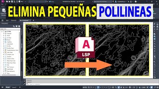 LISP PARA ELIMINAR CONTORNOS PEQUEÑOS NO DESEADOS [upl. by Dayle]