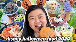 What to Eat at DISNEYLAND HALLOWEEN Edition Food Tour 2024 [upl. by Esinad]