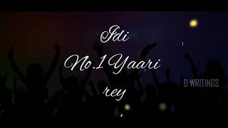 No 1 Yaari Telugu Lyrical VideoRana DaggubatiMcDowell’s No1 Soda [upl. by Aluor]