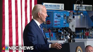 Biden promotes economy in battleground Wisconsin [upl. by Seditsira]