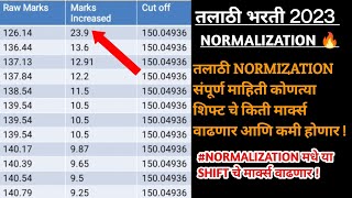 तलाठी भरती NORMALIZATION संपूर्ण माहिती  TALATHI NORMALIZATION 2023 Talathibhartiresult [upl. by Suraved]