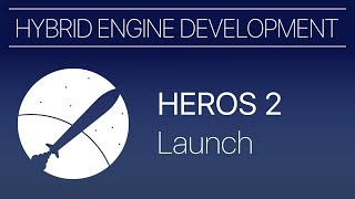 HyEnD  Hybrid Sounding Rocket HEROS 2 Liftoff [upl. by Fleur]