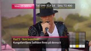 Darin  Michael Jackson medley Live Sommarkrysset 2009 [upl. by Aneekat]