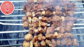 Best Shashlik Recipe BBQ meat on skewers  Как приготовить шашлык  Šašlika Recepte [upl. by Redd]