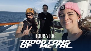 Vlog 10  70000TONS OF METAL The Worlds Biggest Heavy Metal Cruise Jéssica di Falchi [upl. by Nylsirhc]