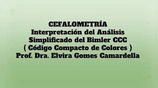 Cefalometría de Bimler [upl. by Elehcor]