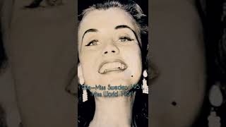 Kiki Hakansson first miss world in 1951facts [upl. by Aliehs]