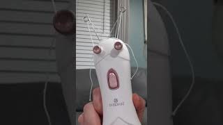 Tangibay Mermaid Threading Hair Removal Rechargeable Facial Hair Threader Machine Review A Bit Pa [upl. by Heber]