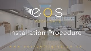 How To Install Rooflights For Flat Roofs  EOS Rooflights Installation Process [upl. by Cas]