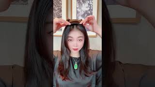 Quick and easy girls hairstyle 💙✂️ Short hair style amplong hair style shorts tutorial tiktok [upl. by Lowney971]