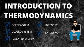 INTRODUCTION TO THERMODYNAMICS  MECHANICAL ENGINEERING [upl. by Hallette]