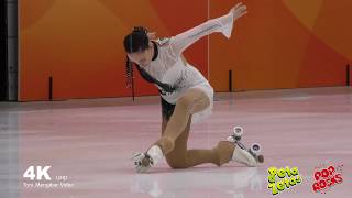 4K Natalia baldizzone morales Mundial Wrg 2019 patinaje Barcelona [upl. by Ahsok]