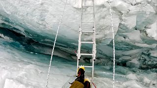 Climbing Mount Everest  Day 26 Khumbu Icefall [upl. by Rossen]