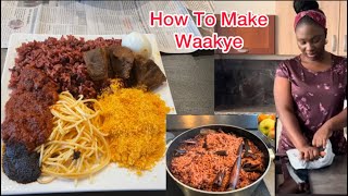 How To Make One Of AfricaGhanaian Street Food WaakyeRice ampBeans Quick Recipe ​indianfoodvlogs [upl. by Monia]