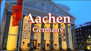 Aachen Germany walking tour 😃virtual tour [upl. by Farrah]