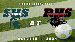 High School Soccer Boys  Steinert Spartans at Robbinsville Ravens 10124 [upl. by Yebot]