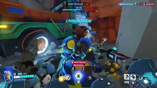 Overwatch2 Zenyatta gameplay Shambali Monastery no commentary [upl. by Blessington225]